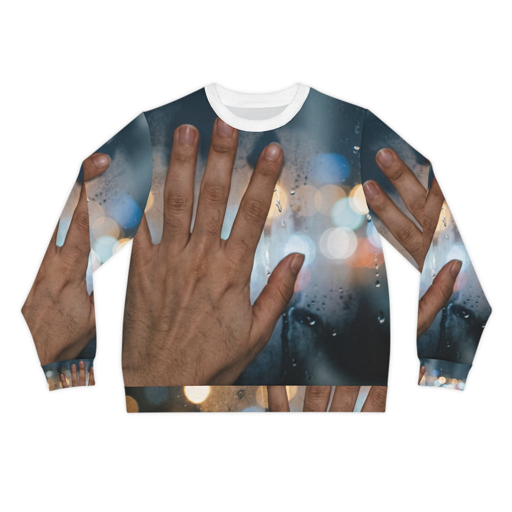 Men's Lightweight Sweatshirt Rainy City Bokeh