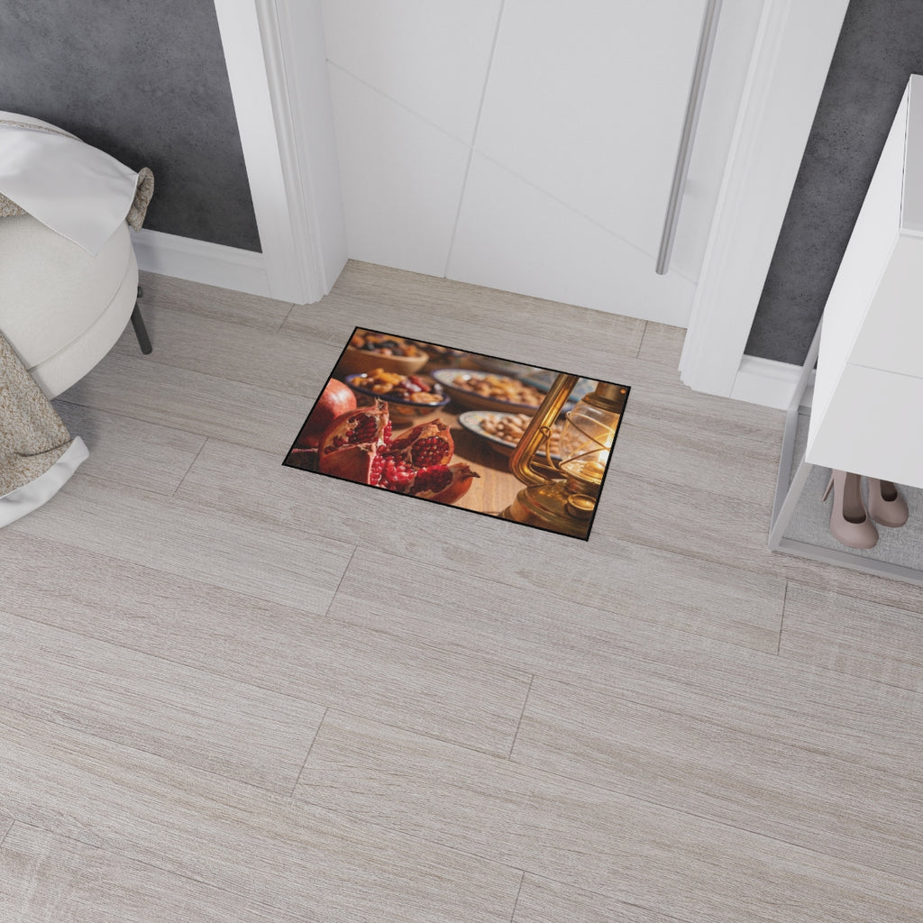 Heavy Duty Floor Mat - Cozy Oasis Welcome | Echovira Gallery