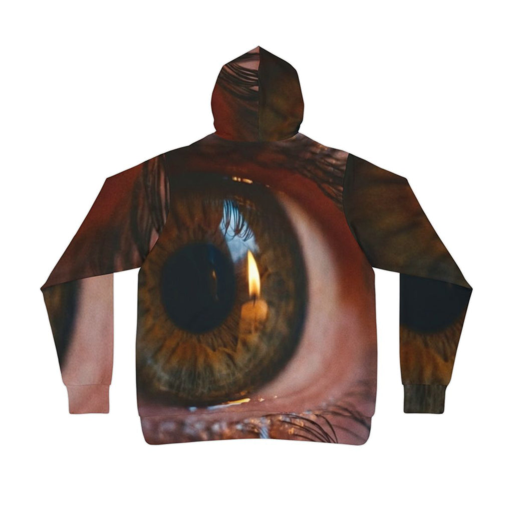 Athletic Hoodie - Amber Iris Reflection Fine Art Print |...