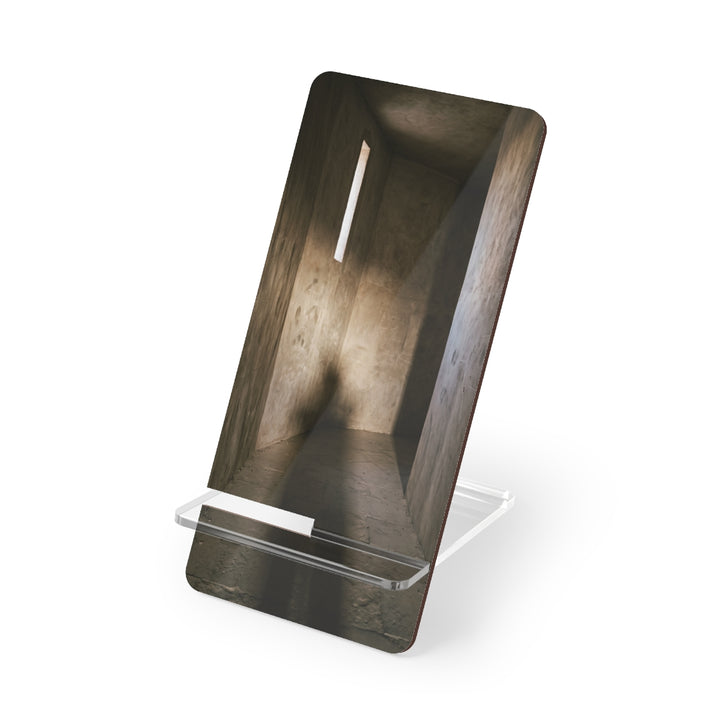 Mobile Display Stand for Smartphones - Shadows of the Citadel moody architectural print