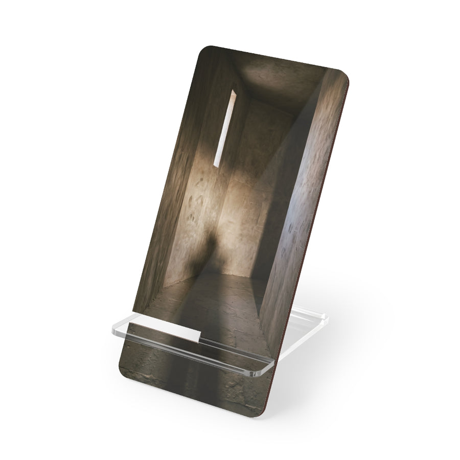 Mobile Display Stand for Smartphones - Shadows of the Citadel moody architectural print