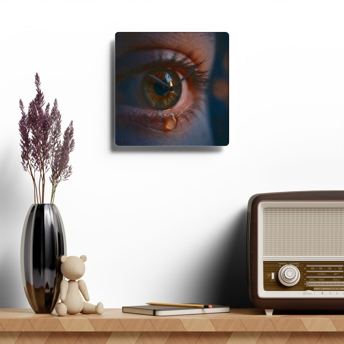Acrylic Wall Clock - Timeless Emotion