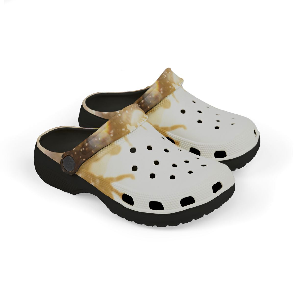 Kids' Clogs with Golden Hour Celebration Art