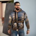 Men's Unisex Zip Hoodie - Ancient Stone Column Mountain... |...