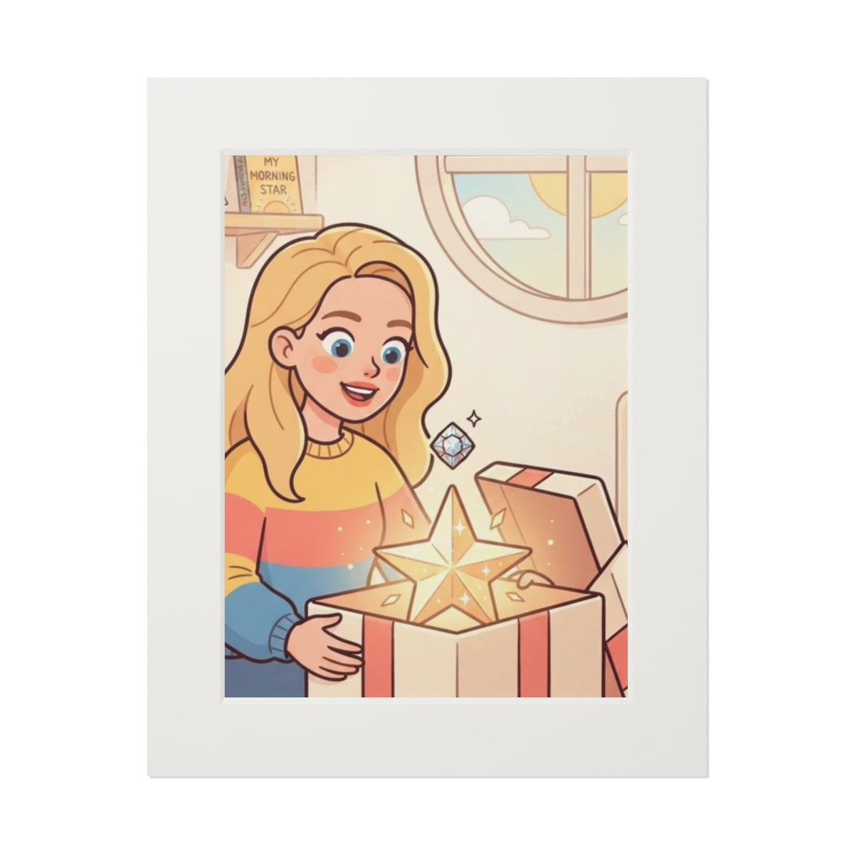 Fine Art Prints - Morning Star Passepartout — Portrait... |...