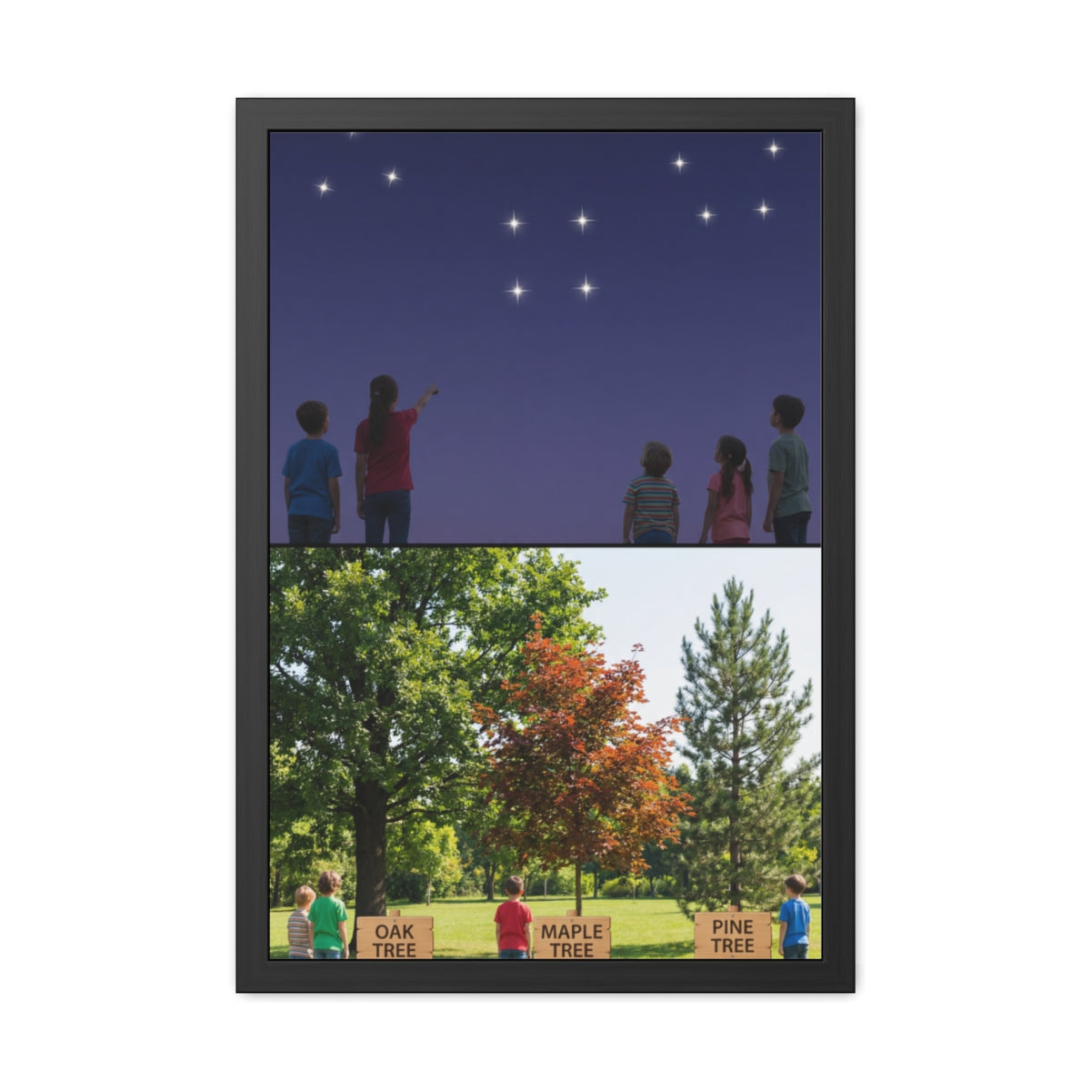 Framed Poster - Little Explorer — Portrait