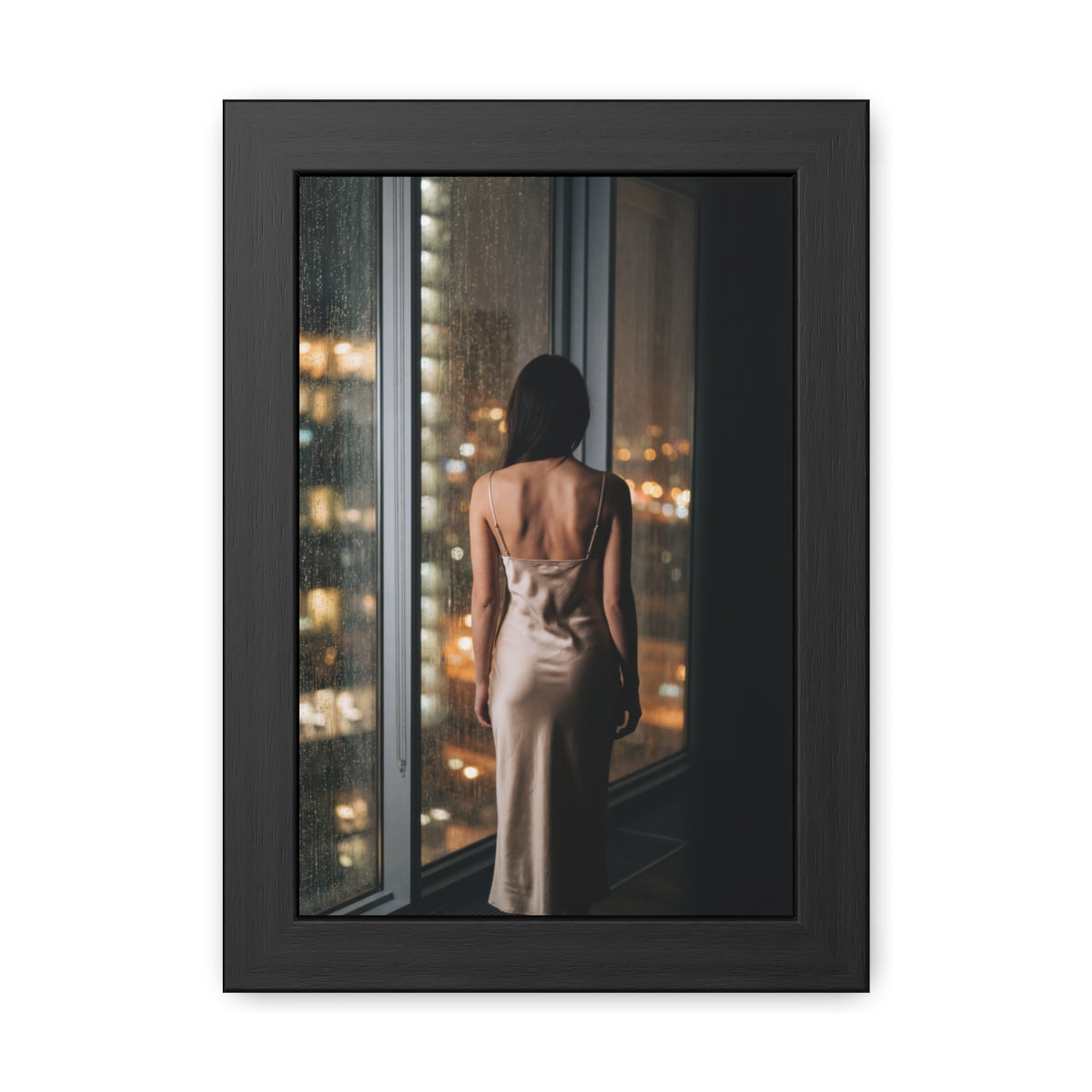Framed Posters - Urban Solitude — Portrait