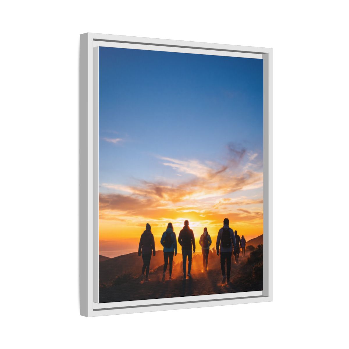 Matte Canvas, Framed - Epic Dawn Trek