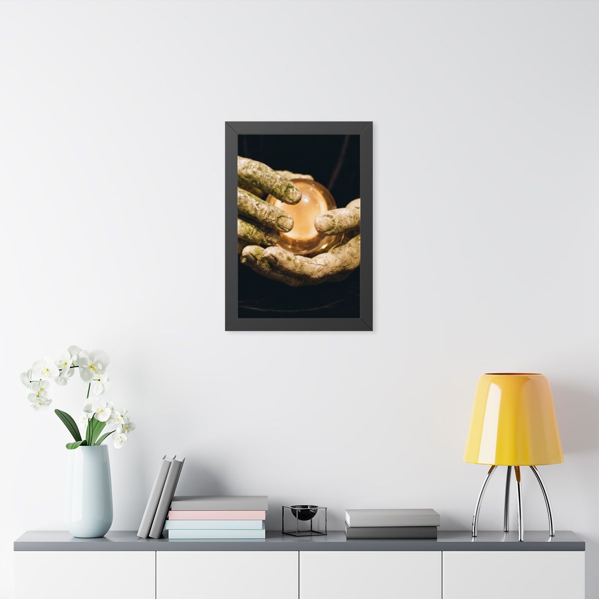 Framed Vertical Poster - Ancient Sight — Black (11×14... |...