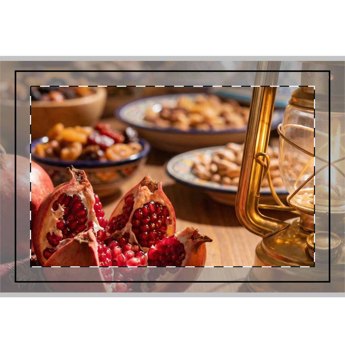 Hand Flag - Amber Harvest Feast (1 & 5 pcs) | Echovira...