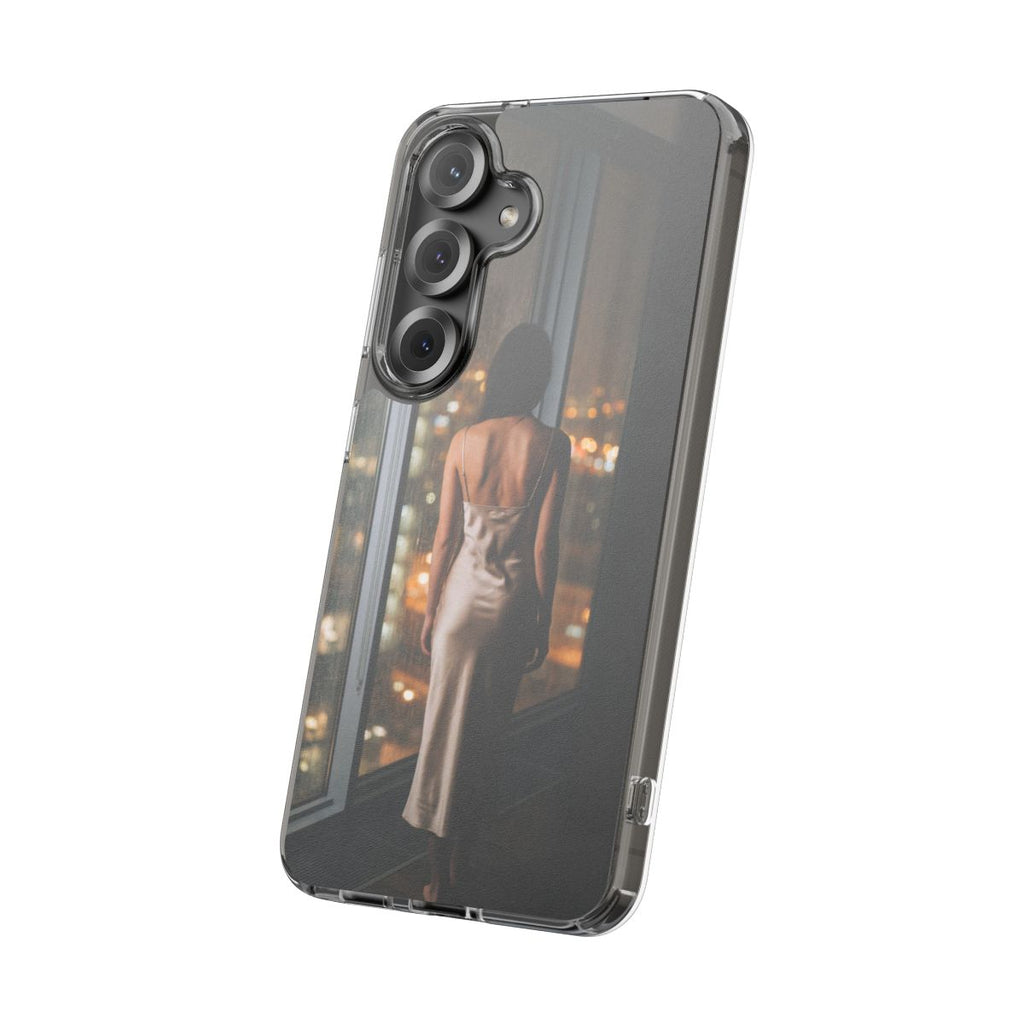 Clear Impact-Resistant Cases - Clear Phone Case - Rainy Mood...