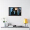 Midnight Glow Framed Poster - Cozy Horizontal Art (14×11......