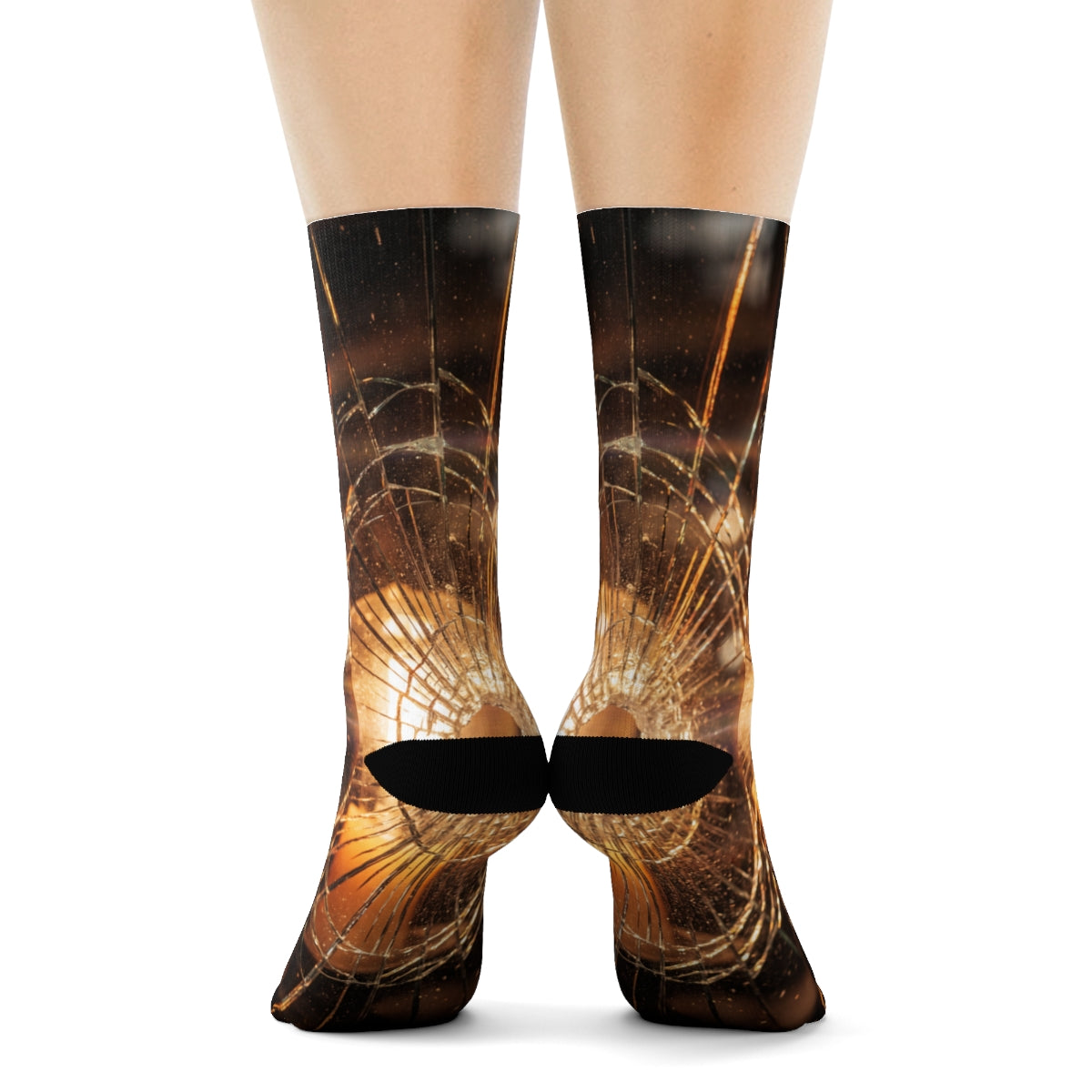Crew Socks - Cinematic Fractured Glass
