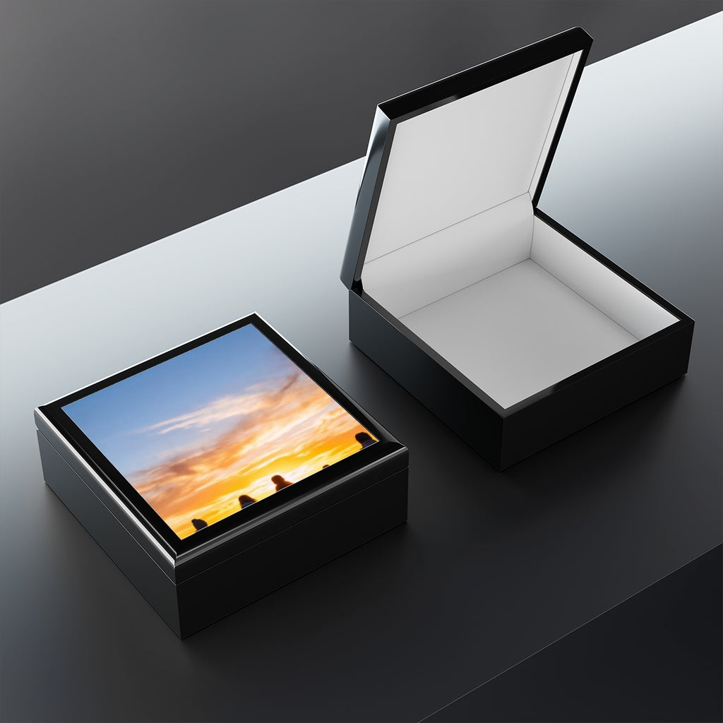 Jewelry Box - Sunset Mountain Ridge | Echovira Gallery