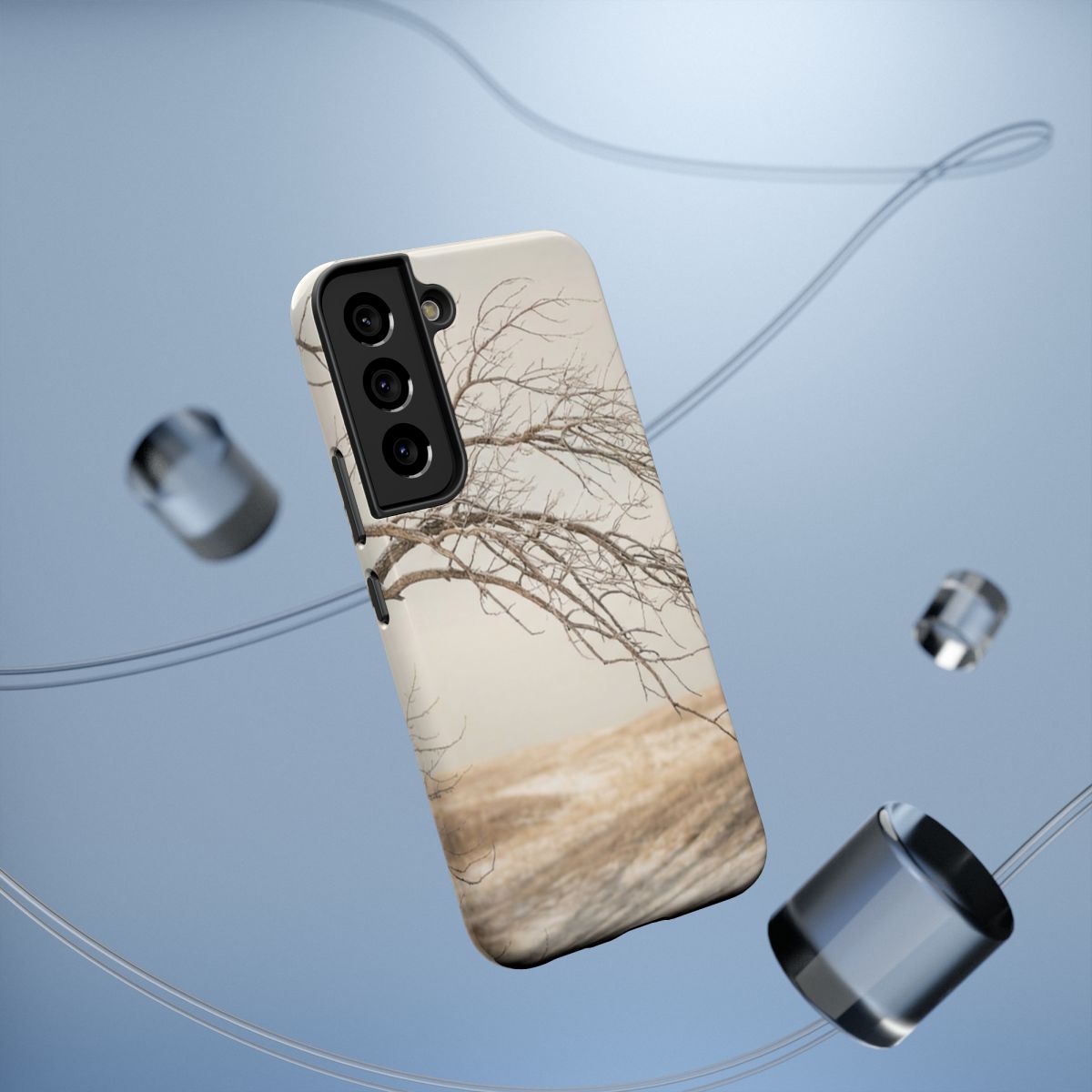 Impact-Resistant Cases - Tough Phone Case - Winter Tree Vibe