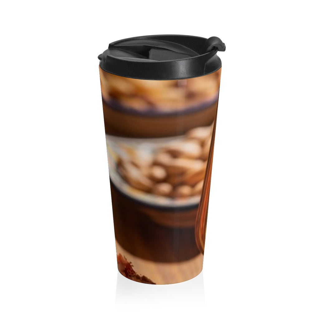 Stainless Steel Travel Mug - Lantern Glow | Echovira Gallery
