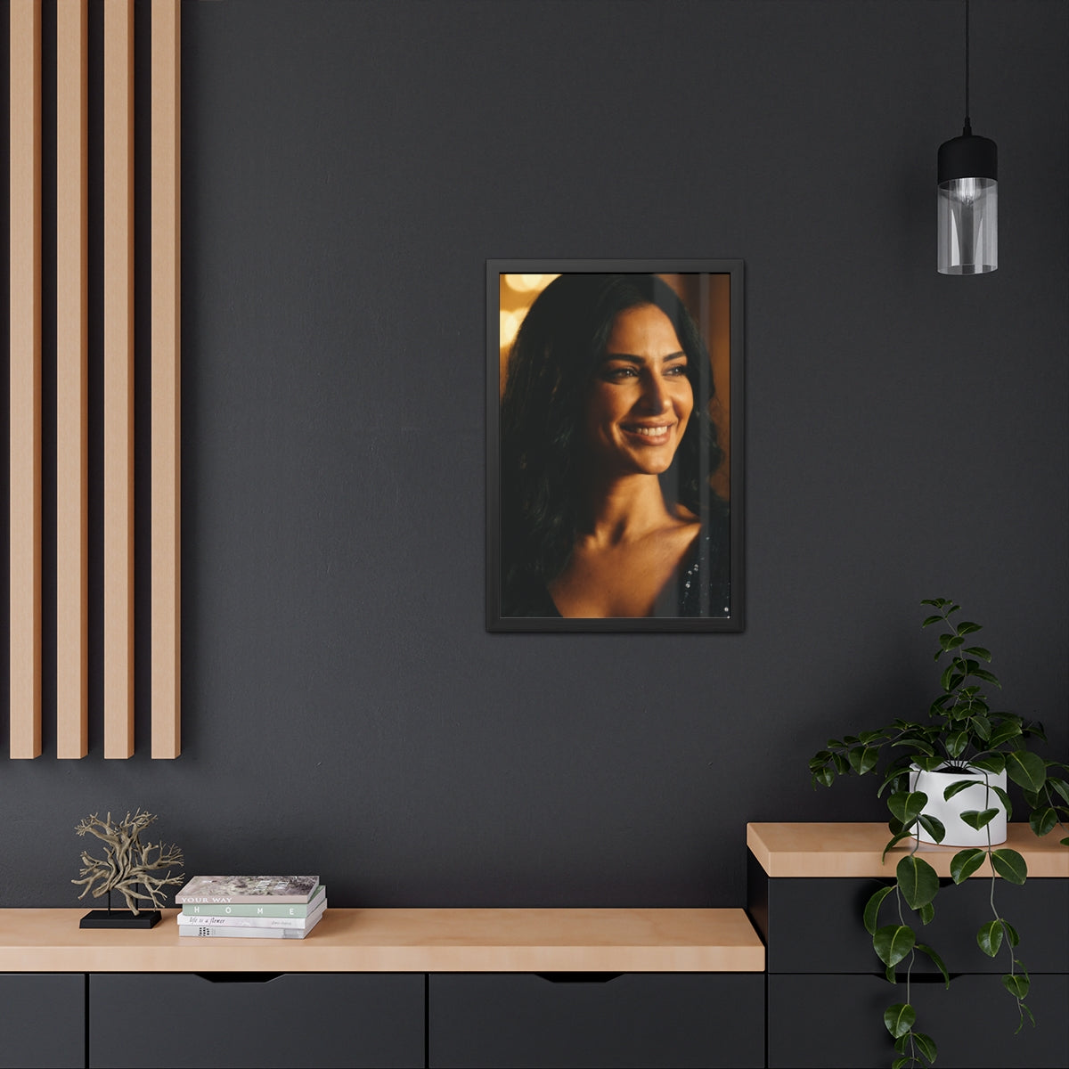 Framed Poster - Cinematic Portrait — Portrait