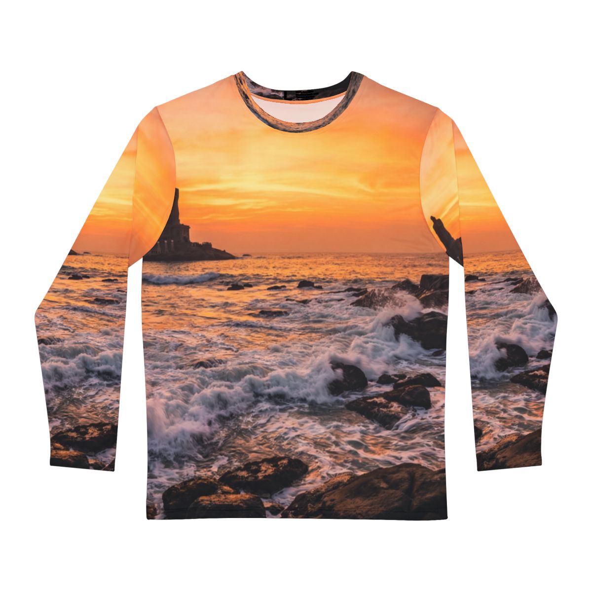 Men's Long Sleeve Shirt - Golden Horizon
