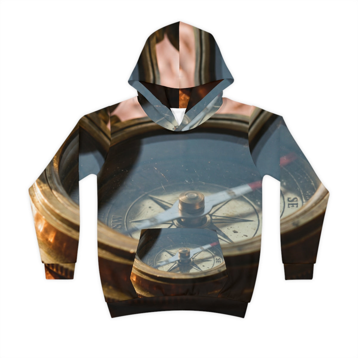 Kids Brass Compass Hoodie
