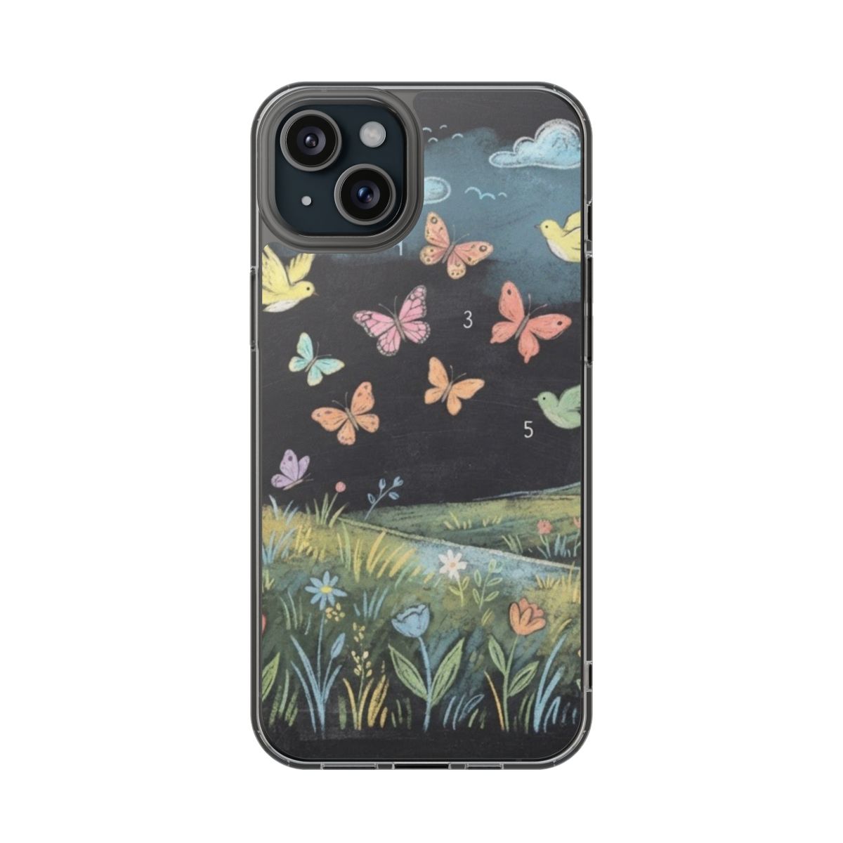 Clear Impact-Resistant Cases - Clear Phone Case - Meadow......