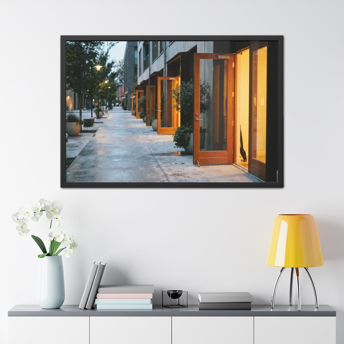 Framed Posters - Twilight Promenade Evening (10×8, 12×8... |...