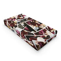 Moody Burgundy Rose Petal Baby Changing Pad Cover
