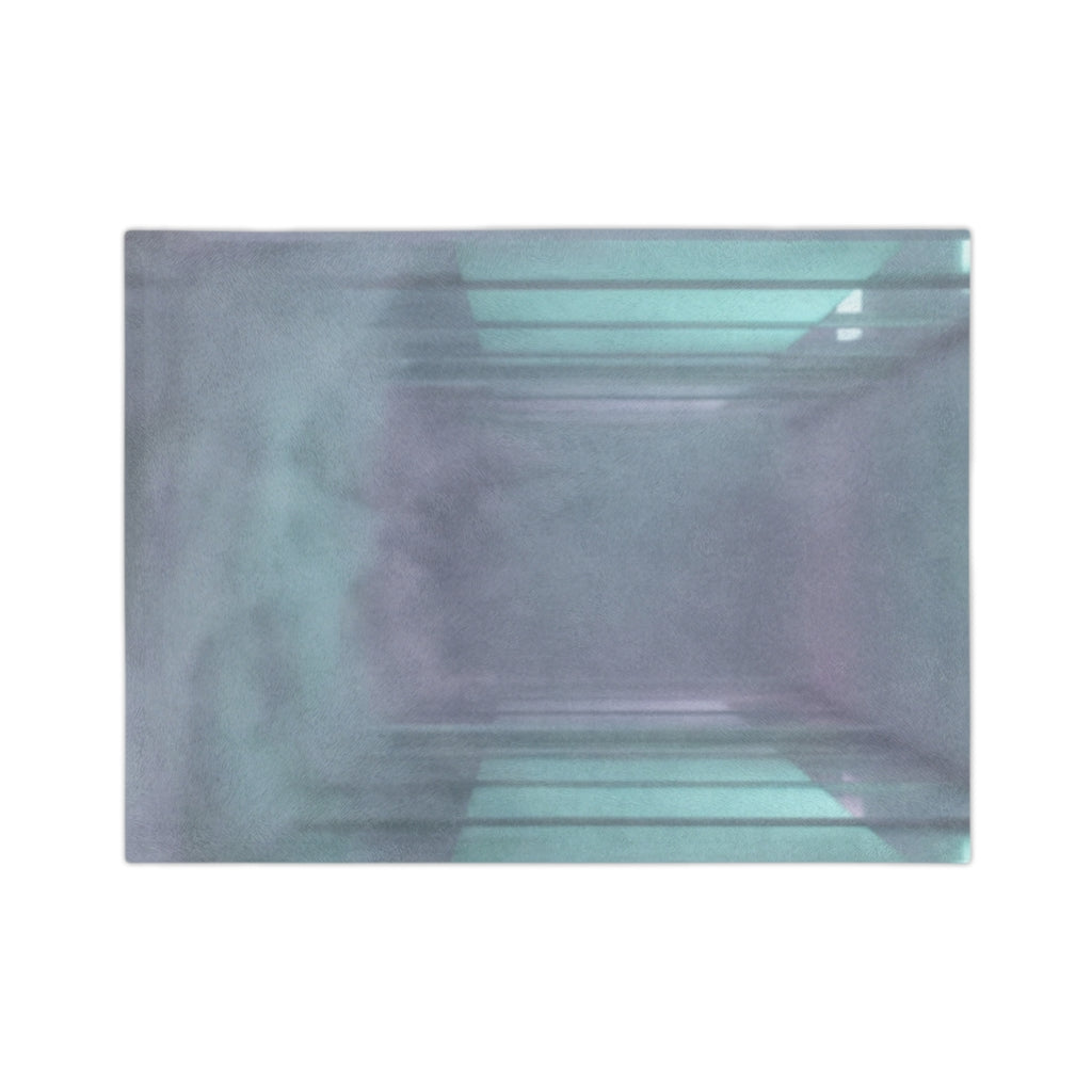 Velveteen Microfiber Blanket - Liminal Corridor Fog Art... |...