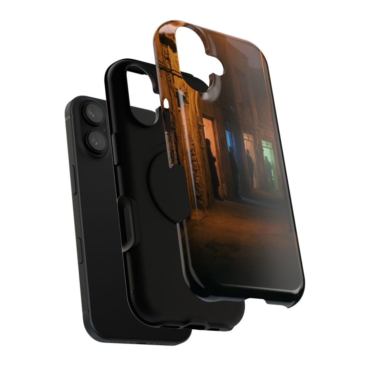 Impact-Resistant Apple iPhone Cases - Shadows of the City | iPhone 17 Pro Max, 17 Pro, 17 Air & More