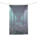 Microfiber Tea Towel - Liminal Corridor | Echovira Gallery