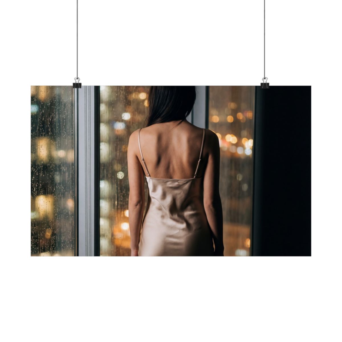 Matte Horizontal Posters - Midnight Reflections by Ella Farjad (10×8 & 54×36)