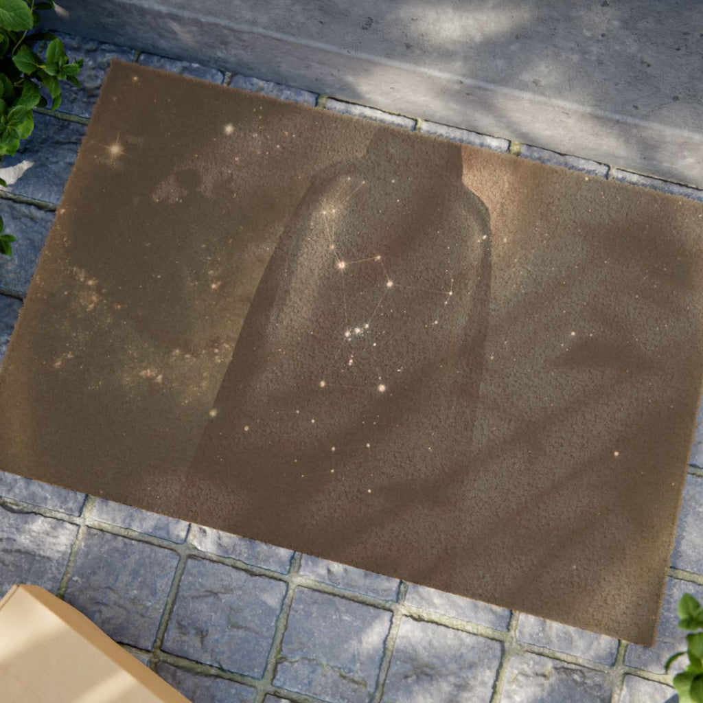 Doormat - Cosmic Sentinel Orion Constellation Art | Echovira...