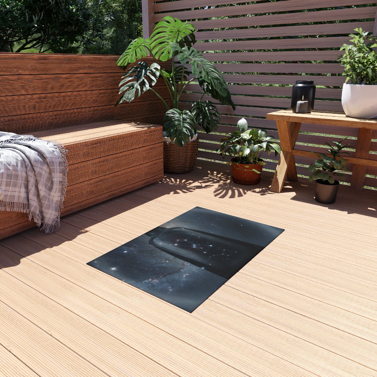 Outdoor Rug - Orion Constellation Deck | Echovira Gallery