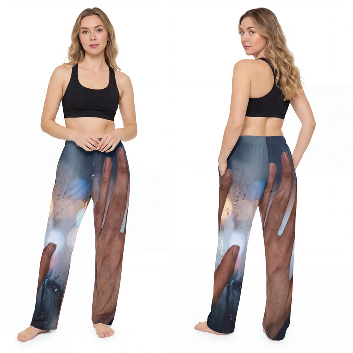 Women's Pajama Pants - Nocturnal Amber Shadows