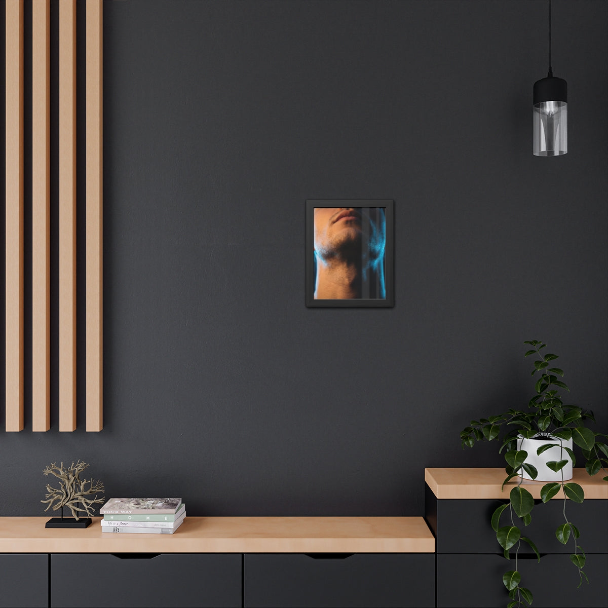 Framed Poster - Cinematic Urban Wall — Portrait