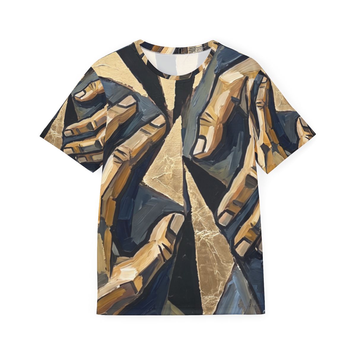 Men's Sports Jersey - Modern Cubist Hands Fine Art Print |...