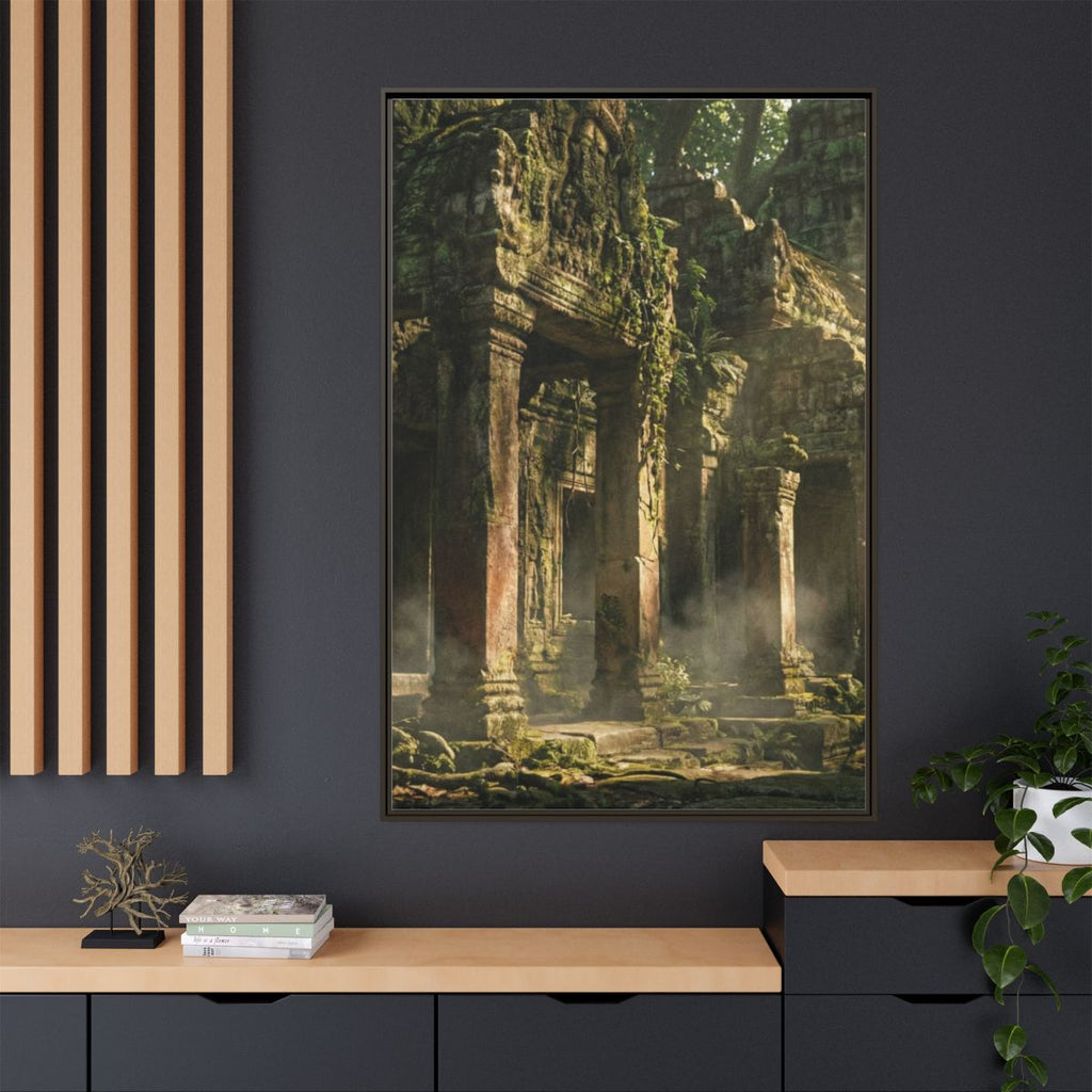 Matte Canvas Framed - Ancient Sanctuary (8×10, 9×12, 11×14...