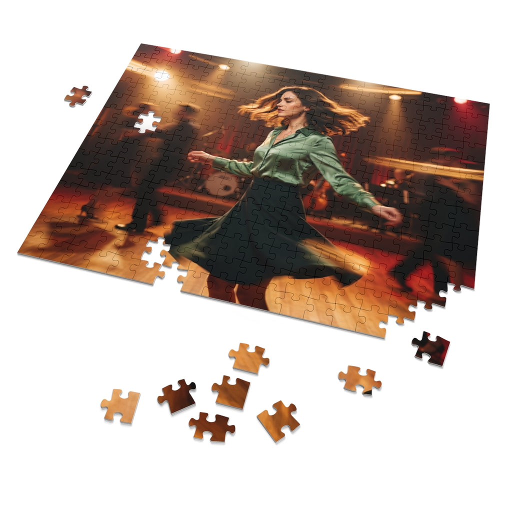 Jigsaw Puzzle with Tin - Retro Jazz Club Motion Art (30... |...