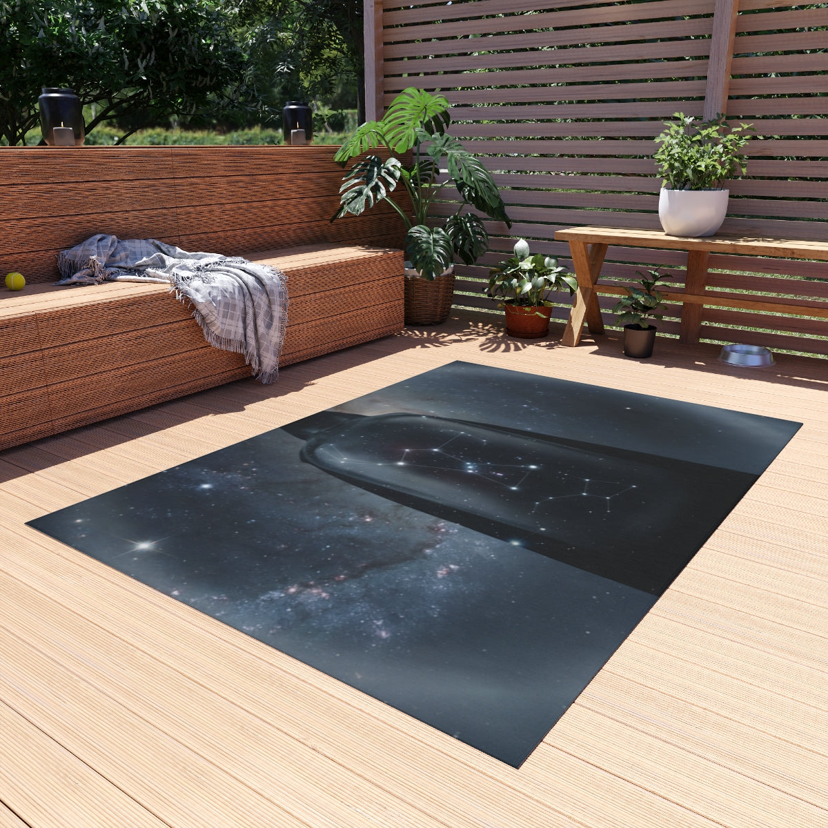 Outdoor Rug - Orion Constellation Deck | Echovira Gallery