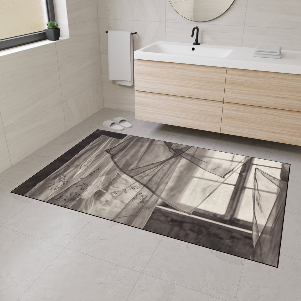 Heavy Duty Floor Mat - Spectral Veils | Echovira Gallery