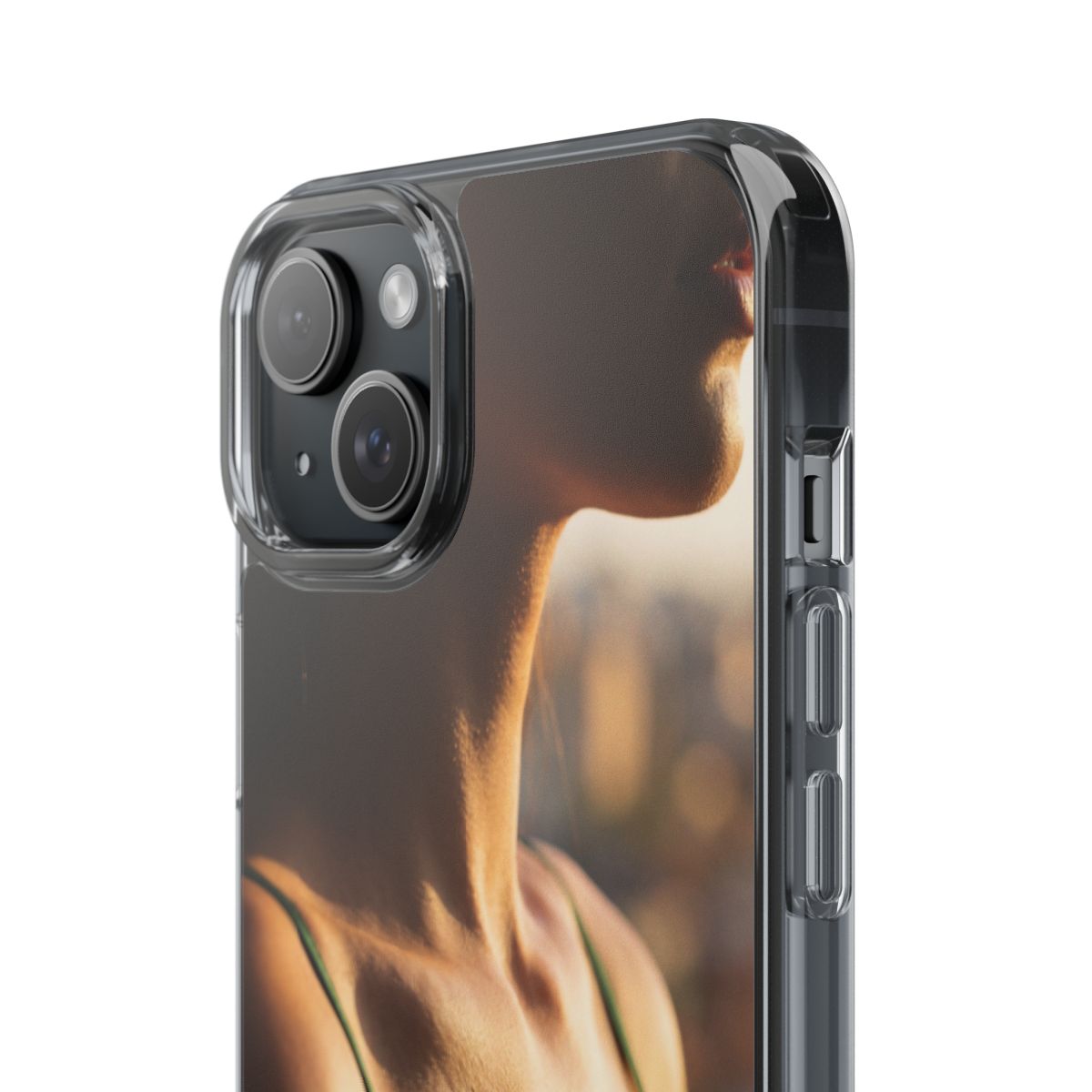 Clear Impact-Resistant Cases - Clear Phone Case - Emerald...