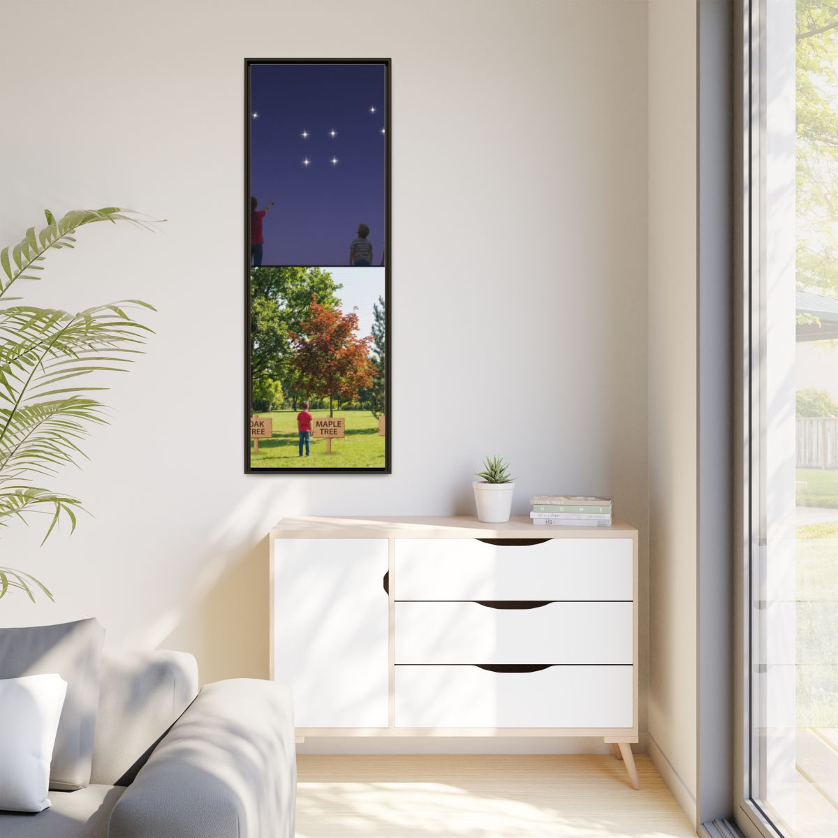 Matte Canvas, Framed - Stardust & Forest Discovery —... |...