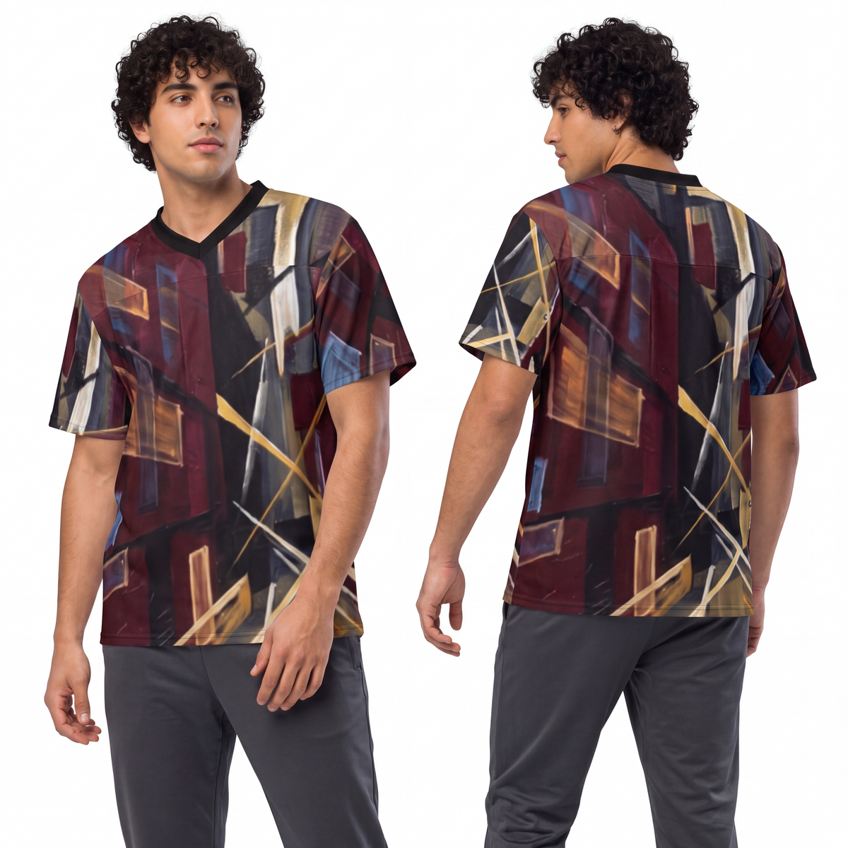 Men's Football Jersey - Urban Speed | Echovira Gallery