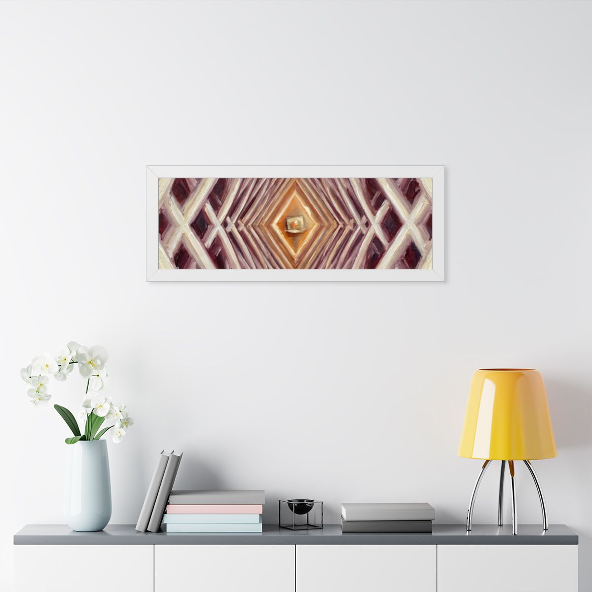 Framed Horizontal Poster - Infinite Arch — White (14×11... |...