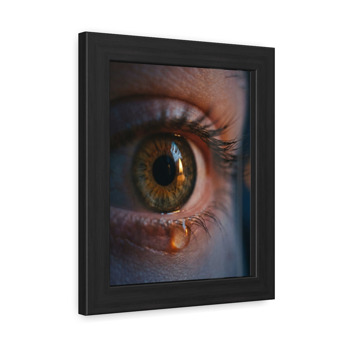 Framed Poster - Ethereal Gaze — Portrait