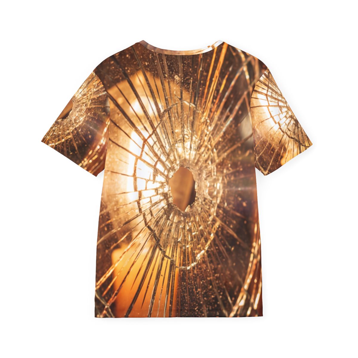 Men's Sports Jersey - Shattered Amber Glass Art | Echovira...