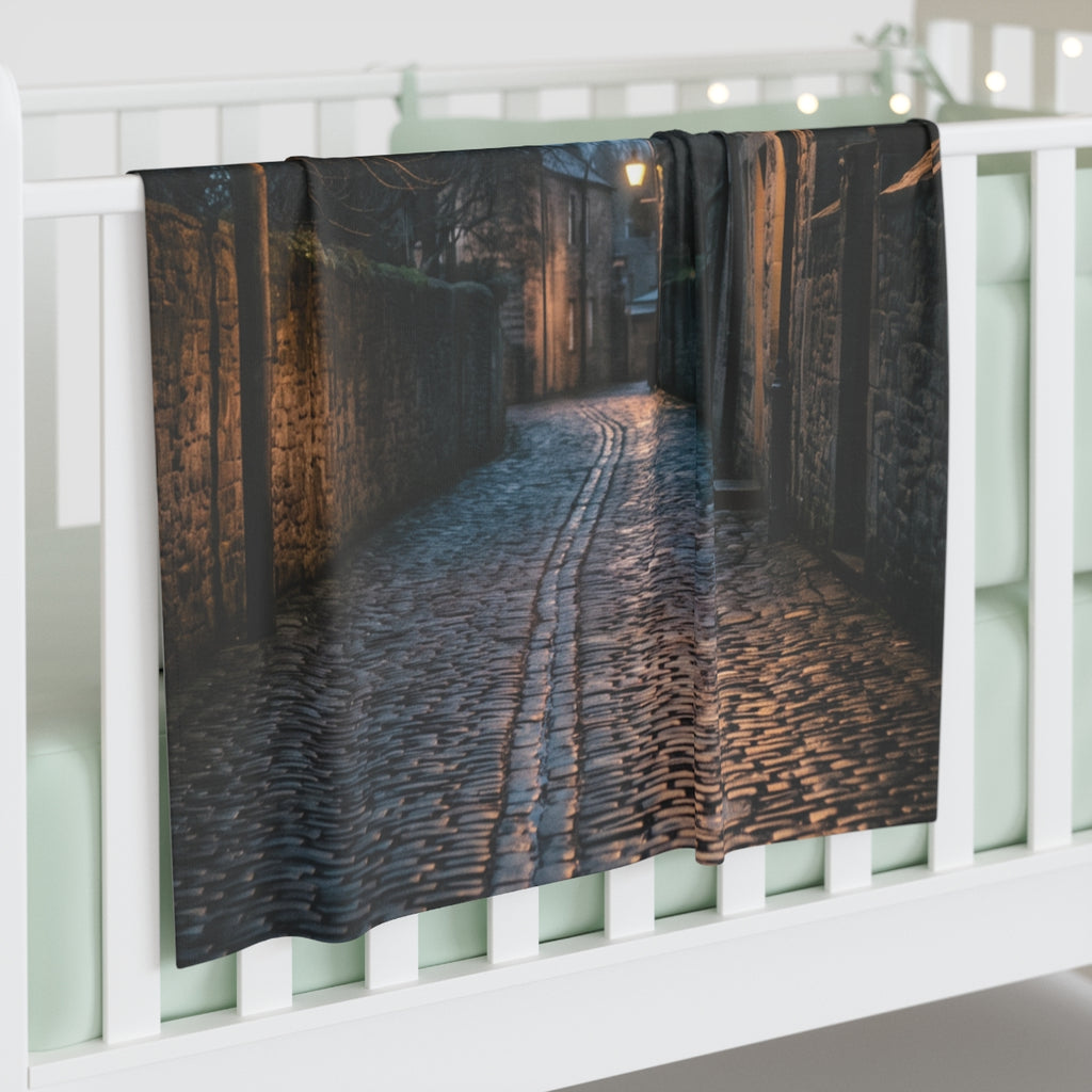 Cobblestone Alley Baby Swaddle Blanket