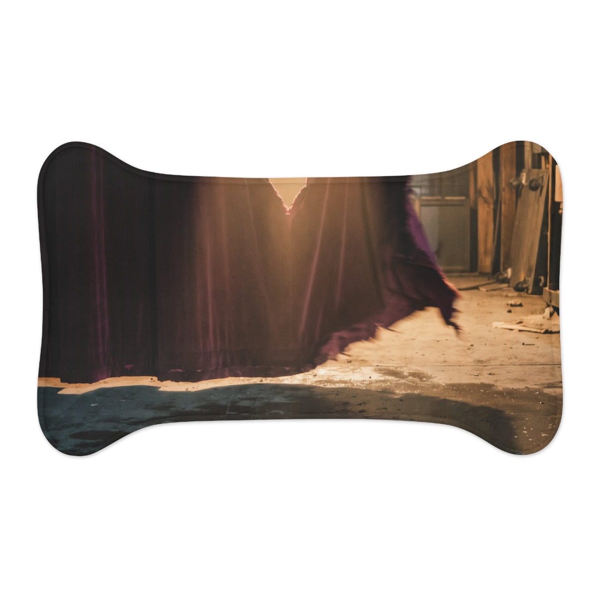 Pet Feeding Mat - Velvet Heart Glow | Echovira Gallery