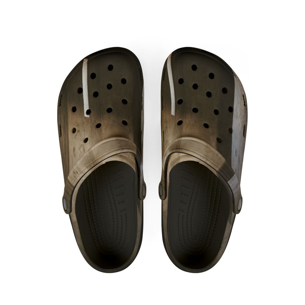 Women's EVA Foam Rubber Shoes - Shadows of the Citadel moody...