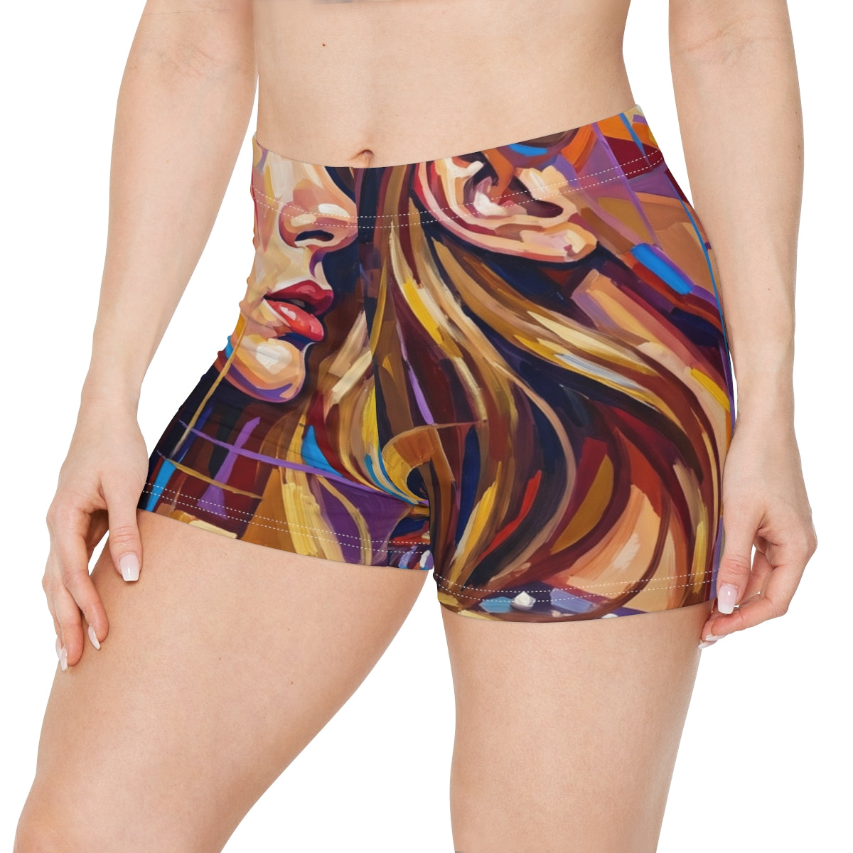Women's Shorts - Shattered Elegance | Echovira Gallery