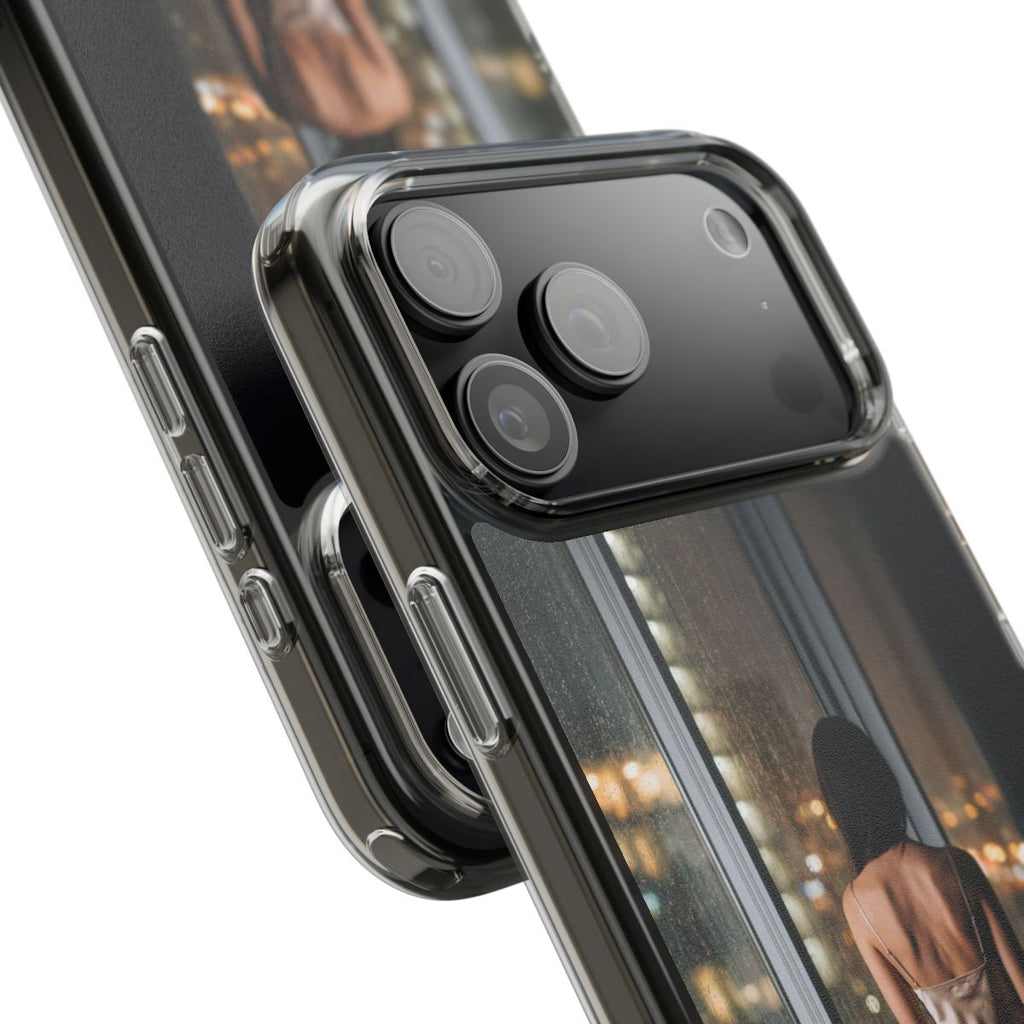 Clear Impact-Resistant Cases - Clear Phone Case - Rainy Mood...